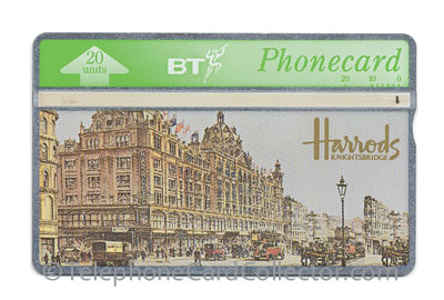 BTA087: Harrods - BT Phonecard